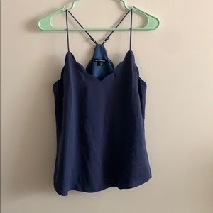 J Crew Scalloped Tank Top